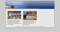 Desktop Screenshot of lucas-insulation.com